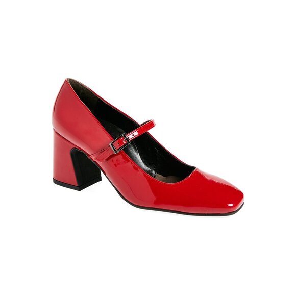 Paul Green Shoes - 🆕PAUL GREEN Zoe Mary Jane Square Toe Pump Shoes 8 Red Patent